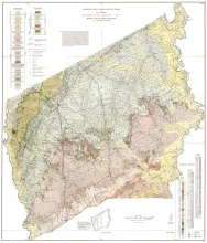 Geologic Map of Leon County, Texas