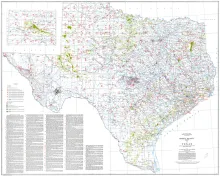 Mineral Locality Map of Texas