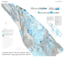Tectonic map of the Rio Grande area, Trans-Pecos Texas and adjacent Mexico