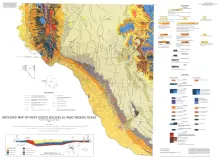 Geologic Map of West Hueco Bolson, El Paso Region, Texas
