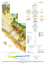 Geologic map of the central Hueco Bolson, Acala - Fort Hancock - Esperanza region, Texas