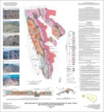 Geologic map of the Southern Franklin Mountains, El Paso, Texas, with focus on collapse breccia