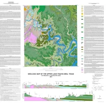 Geologic map of the upper Lake Travis area, Texas