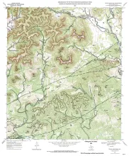 Geologic map of the Texas Mountain quadrangle, Texas