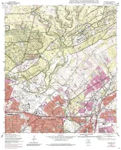 Geologic map of the Longhorn quadrangle, Texas