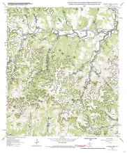 Geologic map of the Crabapple Creek quadrangle, Texas