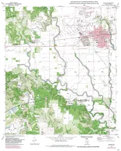 Geologic map of the Hondo quadrangle, Texas