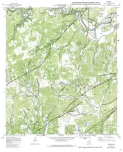 Geologic map of the Anhalt quadrangle, Texas