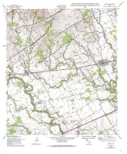 Geologic map of the Marion Quadrangle, Texas