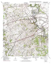 Geologic map of the McQueeney Quadrangle, Texas