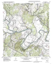 Geologic map of the Utley Quadrangle, Texas