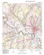 Geologic map of the Luling quadrangle, Texas