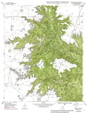Geologic map of the Fortress Cliff Quadrangle, Texas