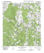 Geologic map of the Smithville NW Quadrangle, Texas