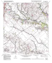 Geologic map of the Uhland quadrangle, Texas
