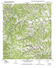 Geologic map of the Fall Creek quadrangle, Texas