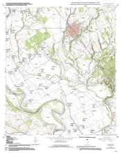 Geologic map of the Calvert quadrangle, Texas