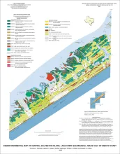 Geo-Environmental map of Central Galveston Island, Lake Como quadrangle, Texas