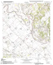 Geologic map of the Chances Store quadrangle, Texas