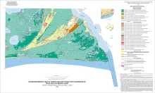 Geoenvironmental map of Sabine Pass and Texas Point quadrangles, Texas, Gulf of Mexico Coast