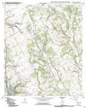 Geologic map of the Blanton quadrangle, Texas