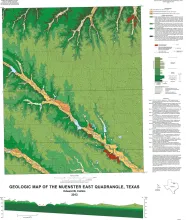 Geologic map the Muenster East quadrangle, Texas