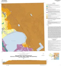 Geologic map of the Guadalupe delta, Texas Gulf of Mexico Coast: Sheet 3-Green Lake quadrangle