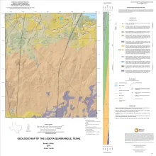 Geologic map of the Losoya quadrangle, Texas