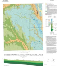 Geologic map of the Gainesville South quadrangle, Texas