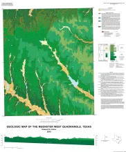 Geologic map of the Muenster West quadrangle, Texas
