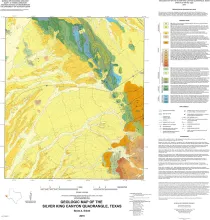 Geologic map of the Silver King Canyon quadrangle, Texas