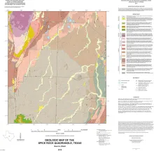 Geologic map of the Spice Rock quadrangle, Texas