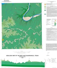 Geologic map of the Bee Cave quadrangle, Texas