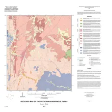 Geologic Map of the Fredonia Quadrangle, Texas