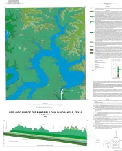 Geologic Map of the Mansfield Dam Quadrangle, Texas
