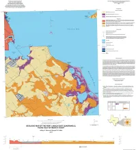 Geologic Map of the Port Lavaca East Quadrangle, Texas Gulf of Mexico Coast