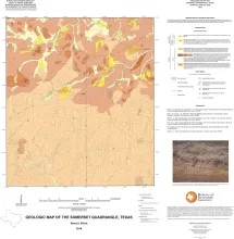 Geologic map of the Somerset quadrangle, Texas