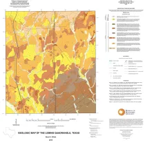 Geologic map of the Leming quadrangle, Texas