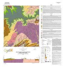 Geologic map of the Grit quadrangle, Mason County, Texas