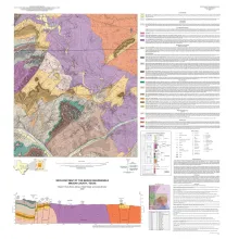 Geologic map of the Mason Quadrangle, Mason County, Texas