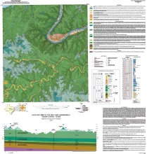 Bee Cave Quadrangle Map Thumbnail