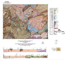 Geologic map of a Portion of the Southeastern Llano Uplift, Burnet, Llano, and Blanco Counties Texas