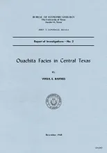 Ouachita facies in central Texas
