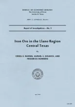 Iron ore in the Llano region, central Texas
