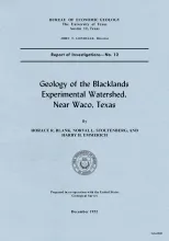 Geology of the Blacklands Experimental Watershed, near Waco, Texas