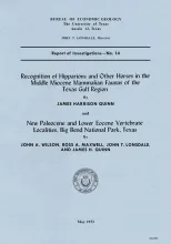 Recognition of Hipparions and other horses in the middle Miocene Mammalian faunas of the Texas Gulf region
