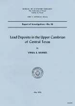 Lead deposits in the Upper Cambrian of central Texas