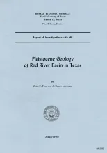 Pleistocene geology of Red River basin in Texas