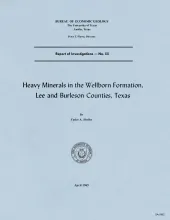 Heavy minerals in the Wellborn Formation, Lee and Burleson Counties, Texas
