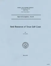 Sand resources of Texas gulf coast